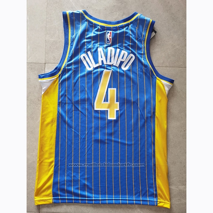 Maillot Indiana Pacers Victor Oladipo #4 Ville 2020-21 Bleu